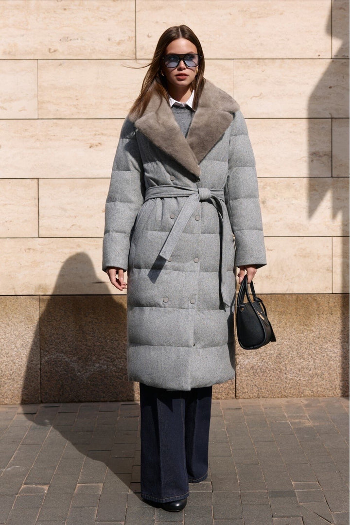 LOTTIE Wool Mink Parka