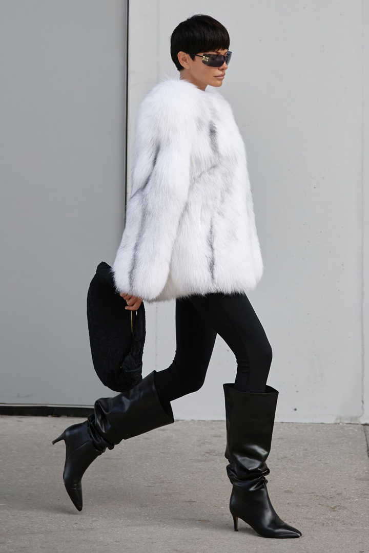 Aurora Fox Fur Coat