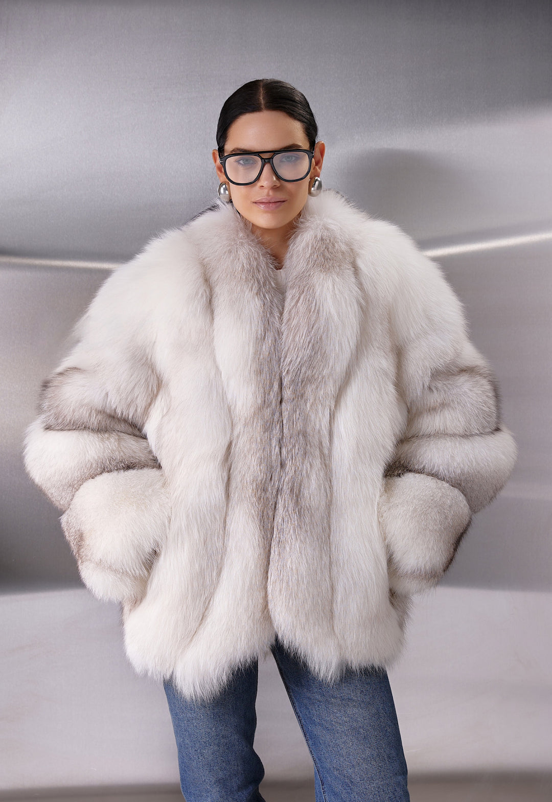 ALMA Fox Fur Coat