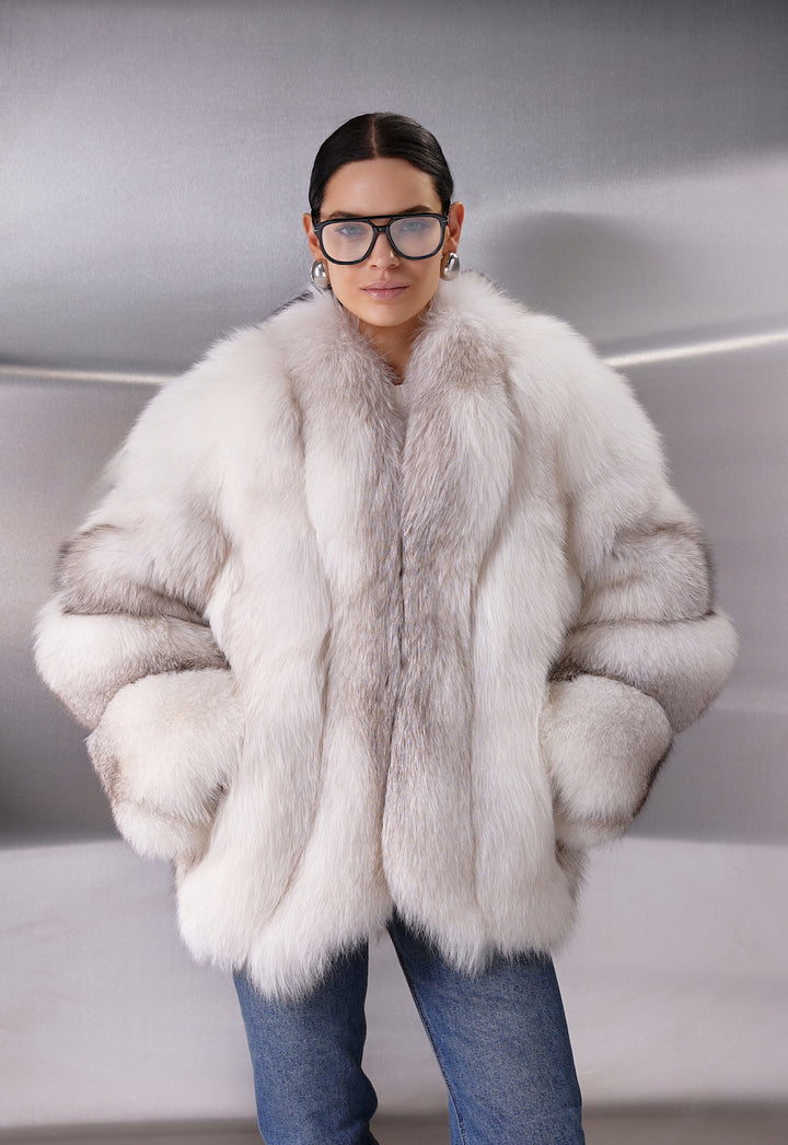 ALMA Fox Fur Coat