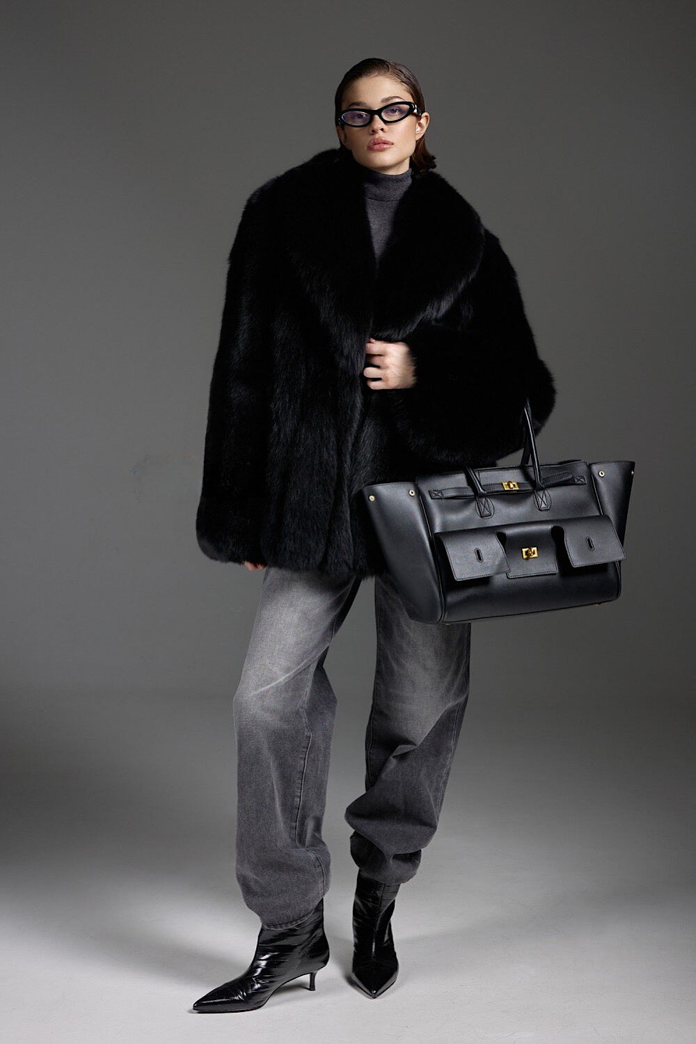 CORRIN Fox Fur Coat