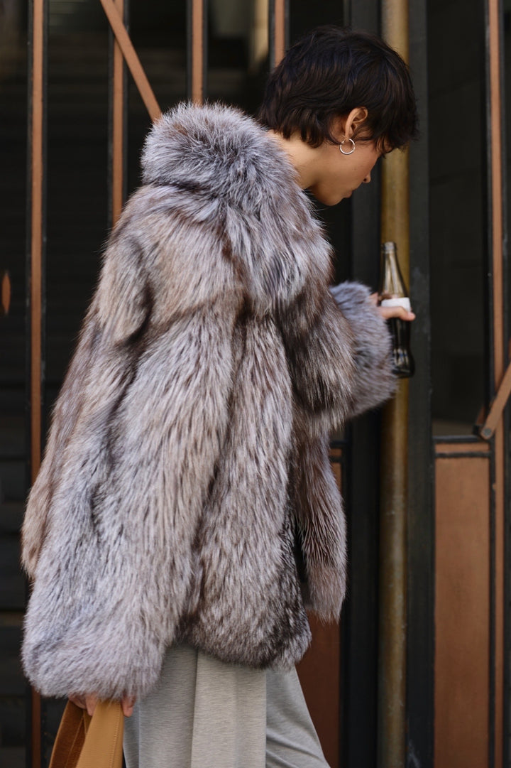 VICTORIA Fox Fur Coat