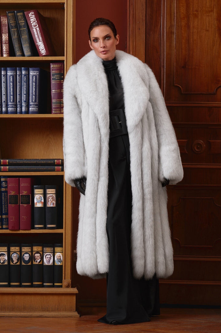 OLGA Fox Fur Coat Natural