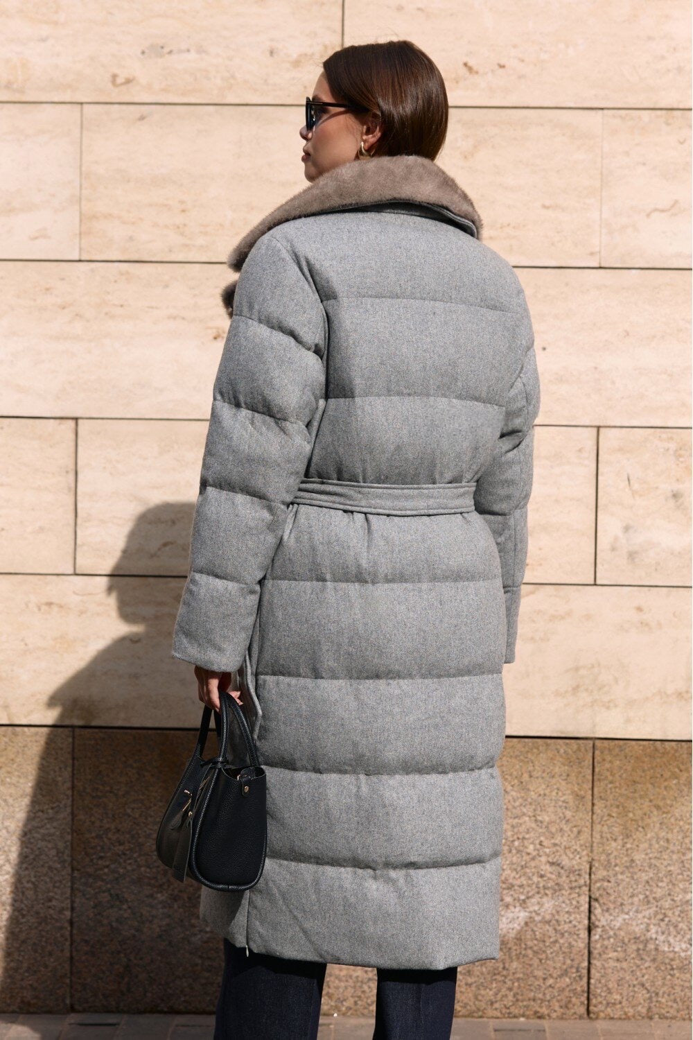 LOTTIE Wool Mink Parka