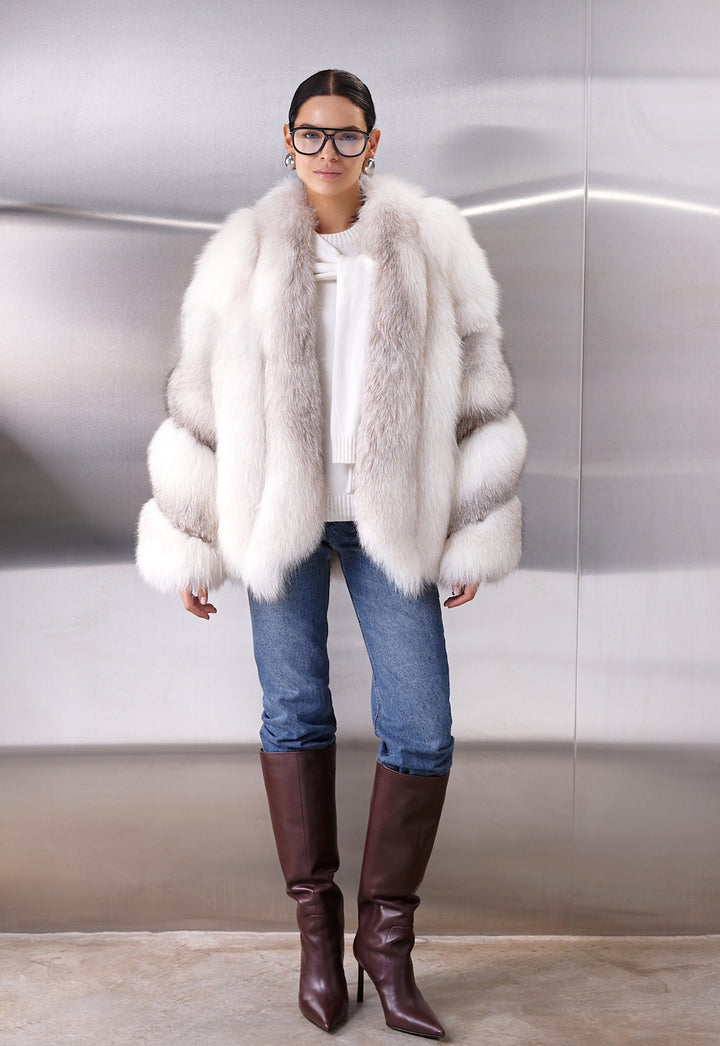 ALMA Fox Fur Coat