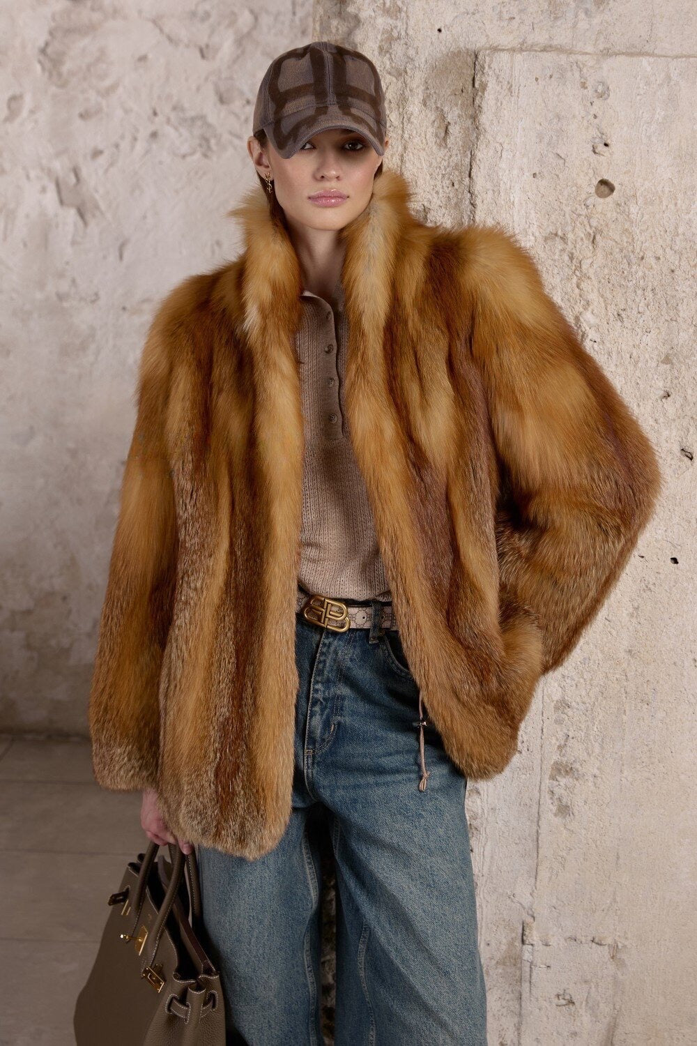 LOLA Fox Fur Coat
