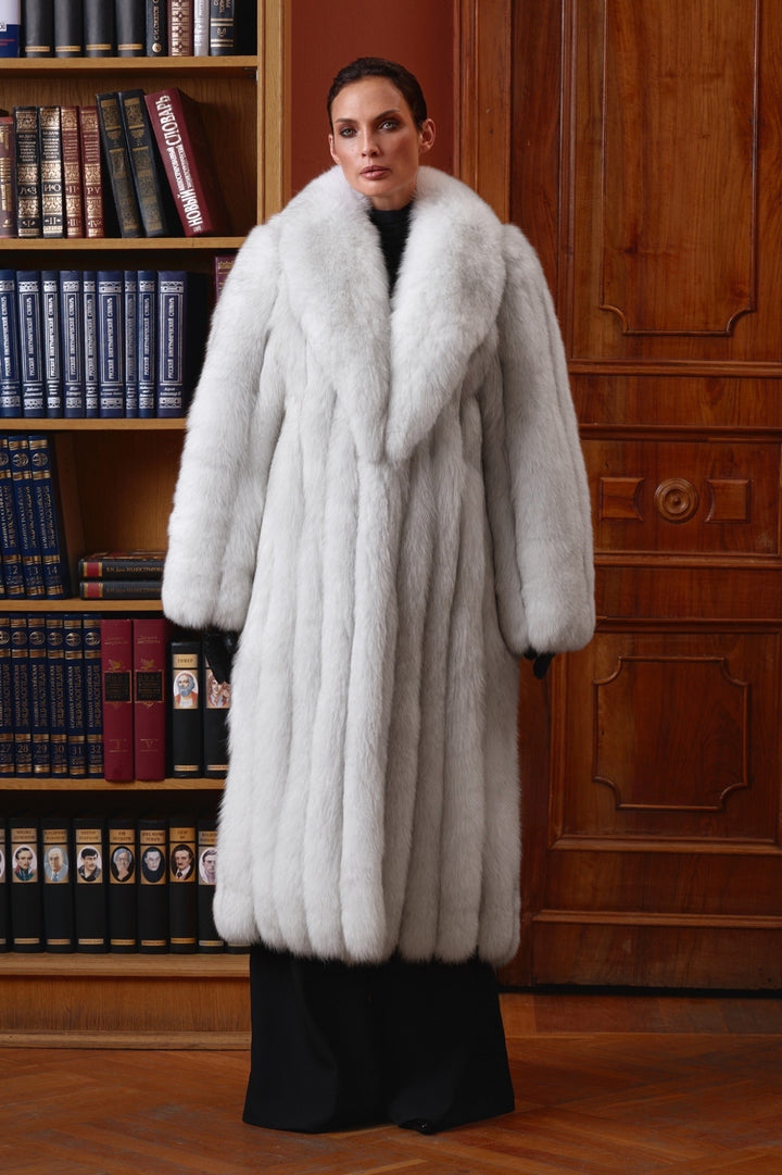OLGA Fox Fur Coat Natural