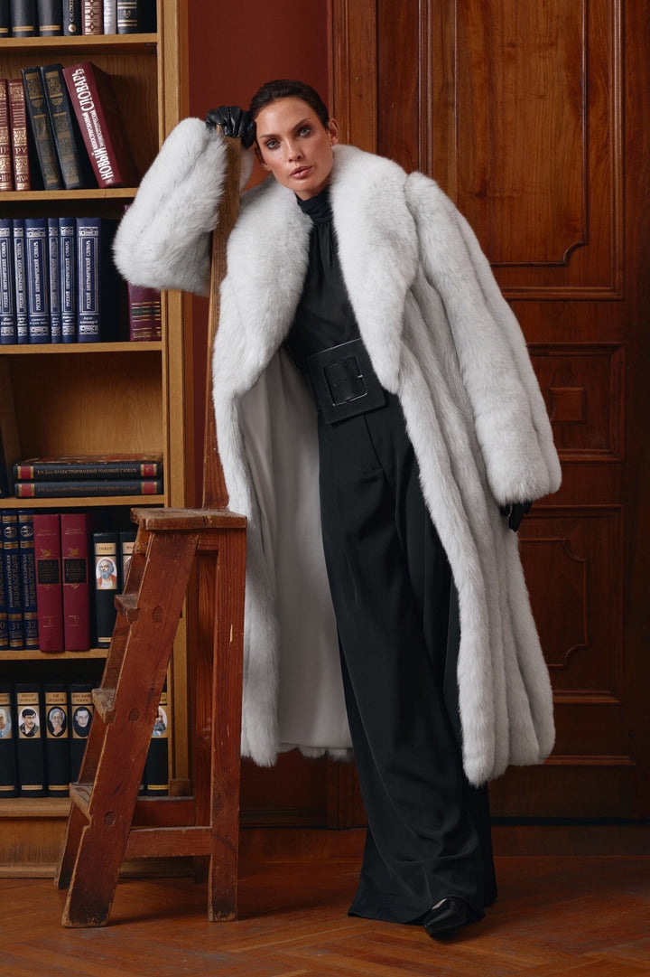 OLGA Fox Fur Coat Natural