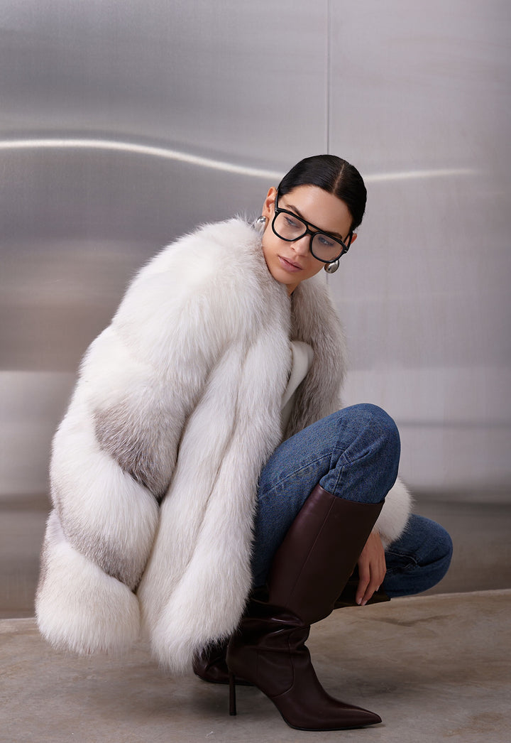 ALMA Fox Fur Coat