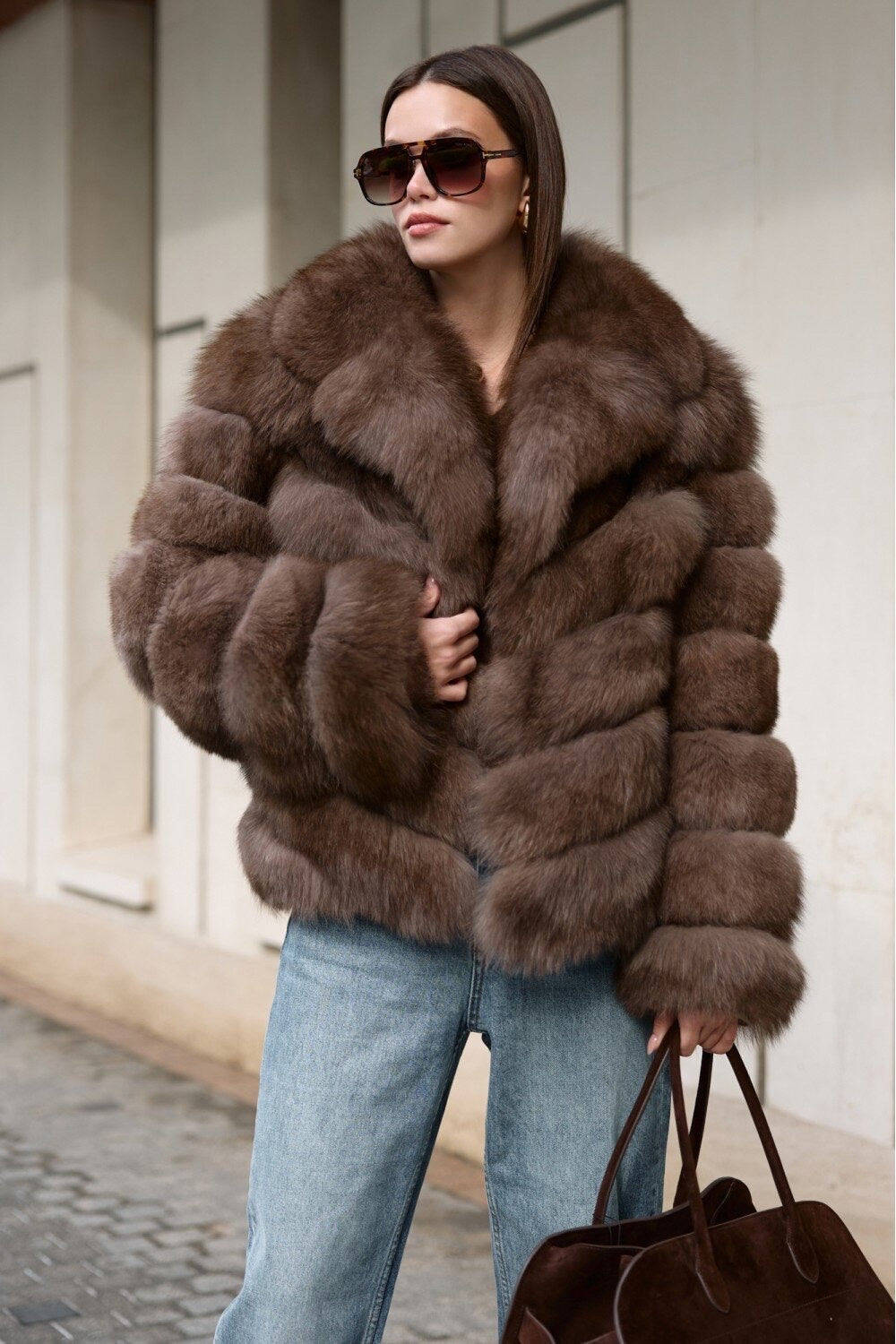 HEIDI Fox Fur Coat