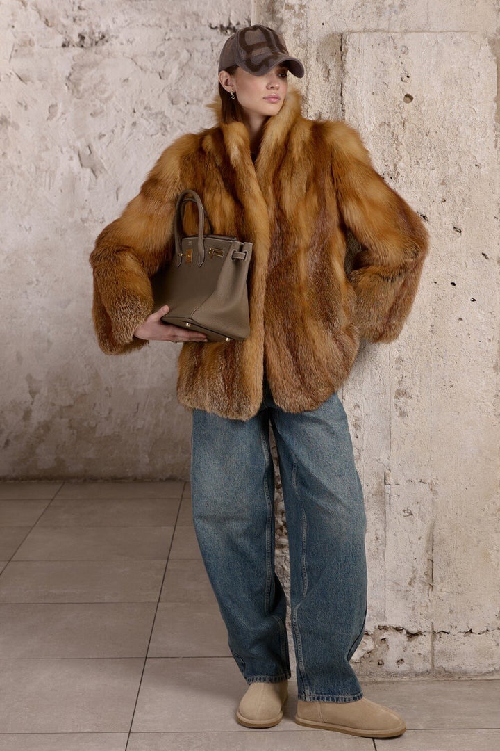 LOLA Fox Fur Coat