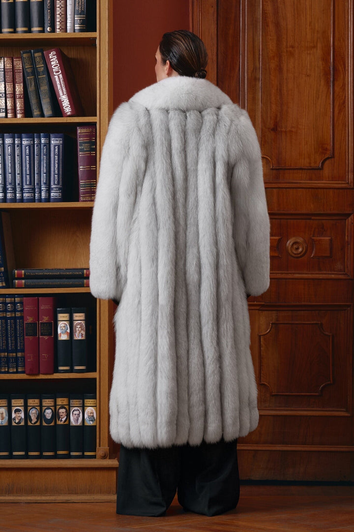 OLGA Fox Fur Coat Natural