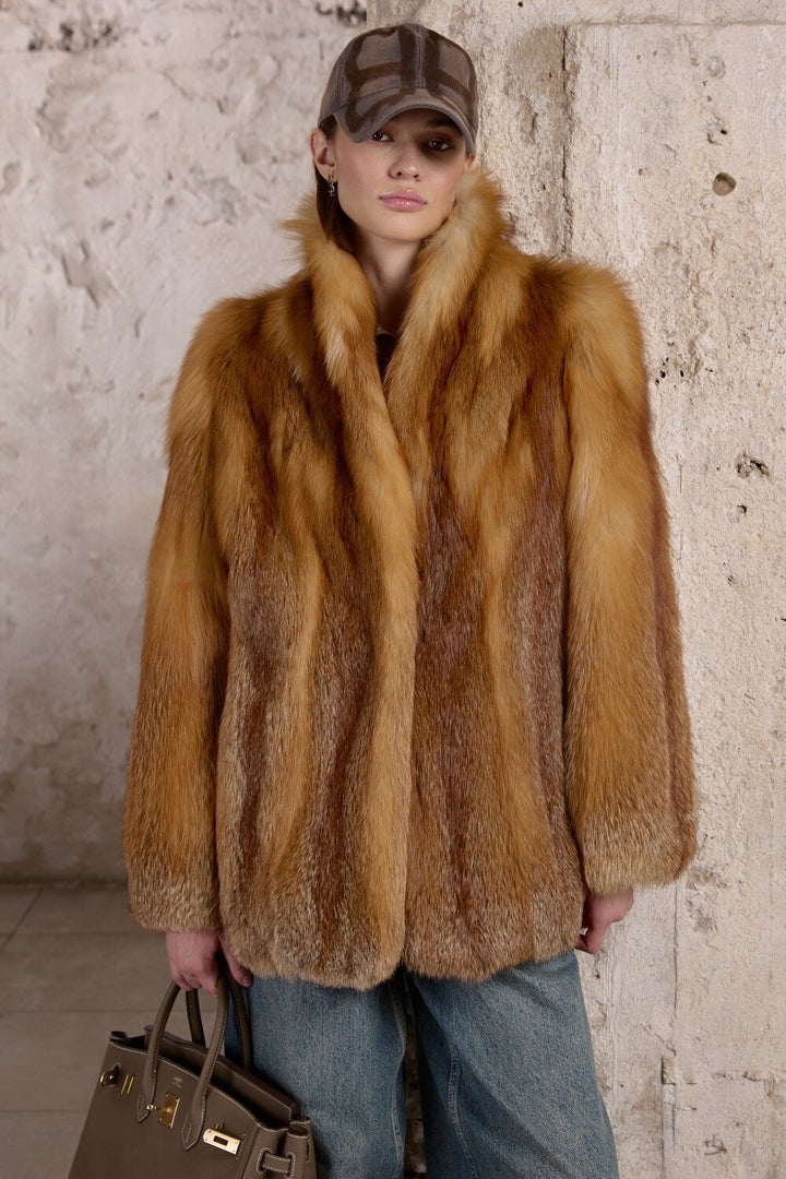 LOLA Fox Fur Coat