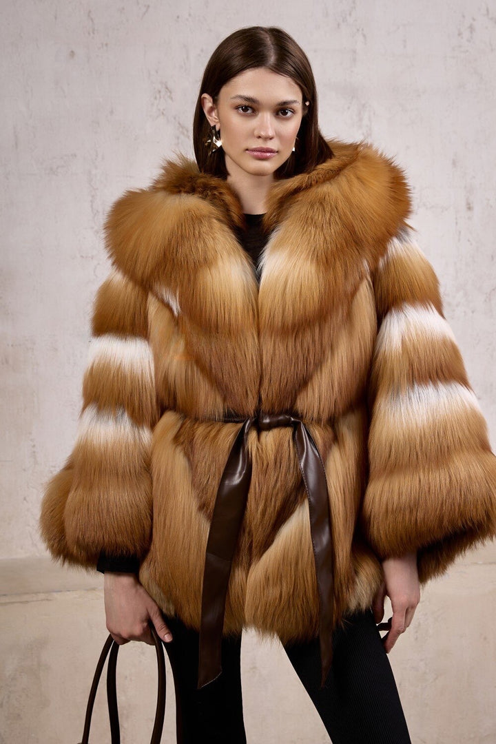 Amelie Fox Fur Coat