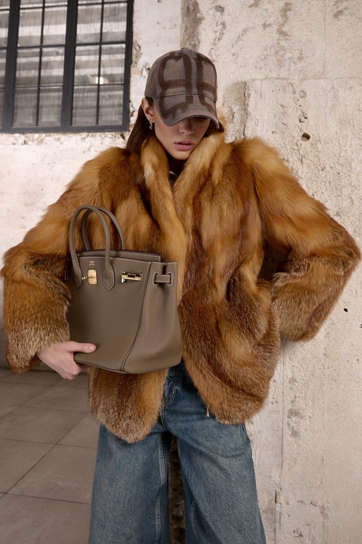 LOLA Fox Fur Coat