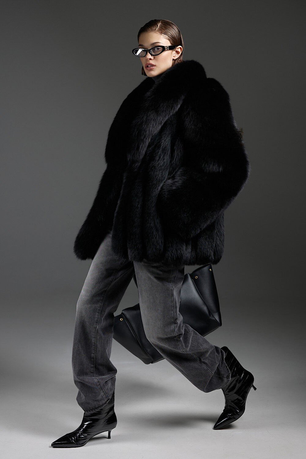 CORRIN Fox Fur Coat