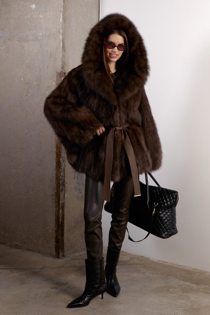 Amelie Fox Fur Coat