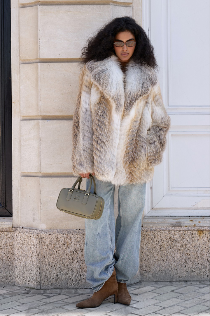 BECKY Fox Fur Coat