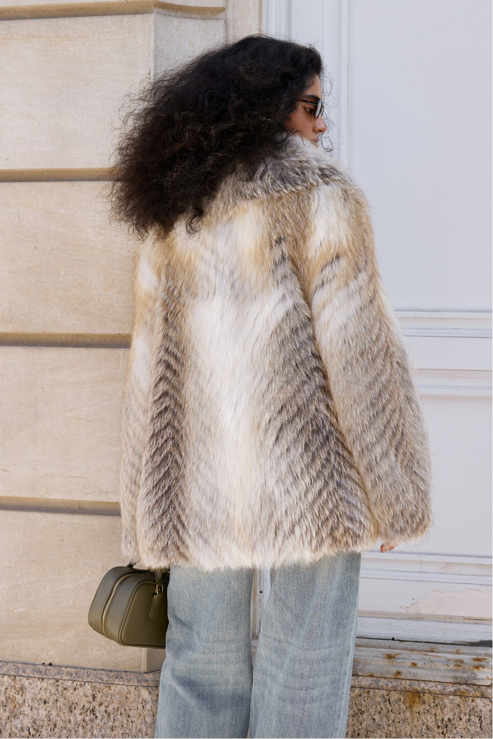 BECKY Fox Fur Coat