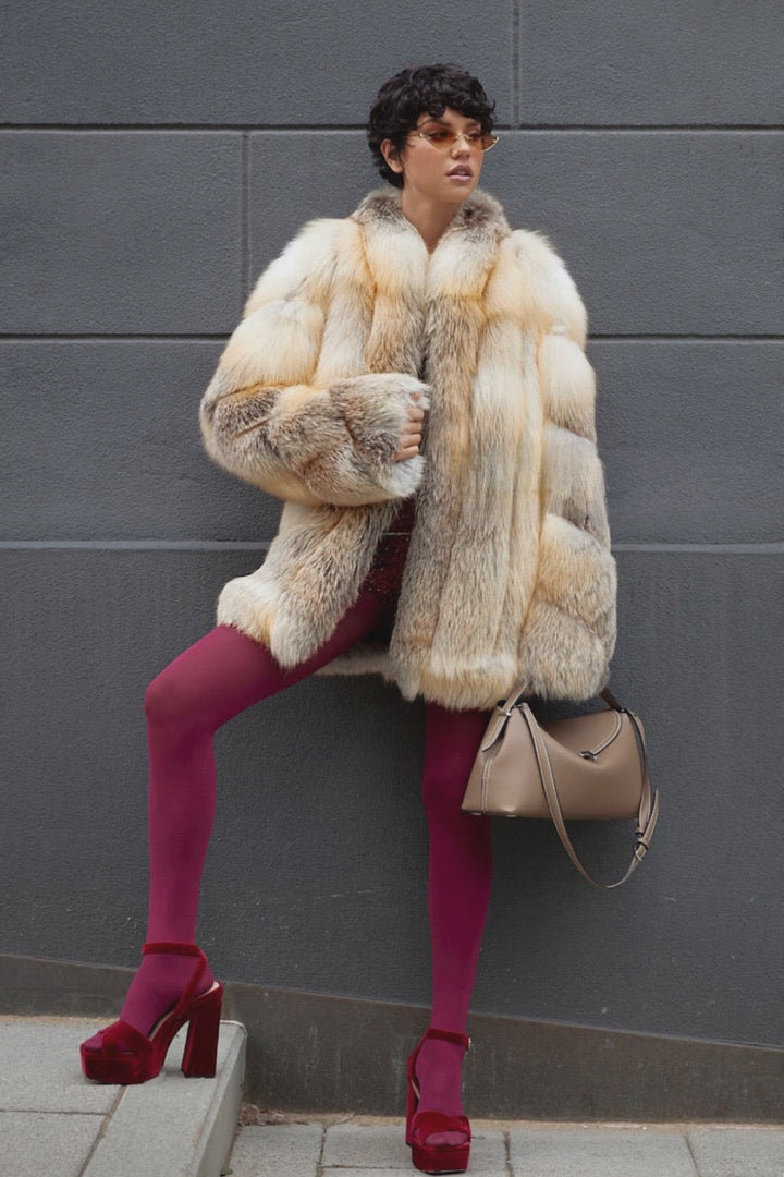 ERINA Fox Fur Coat